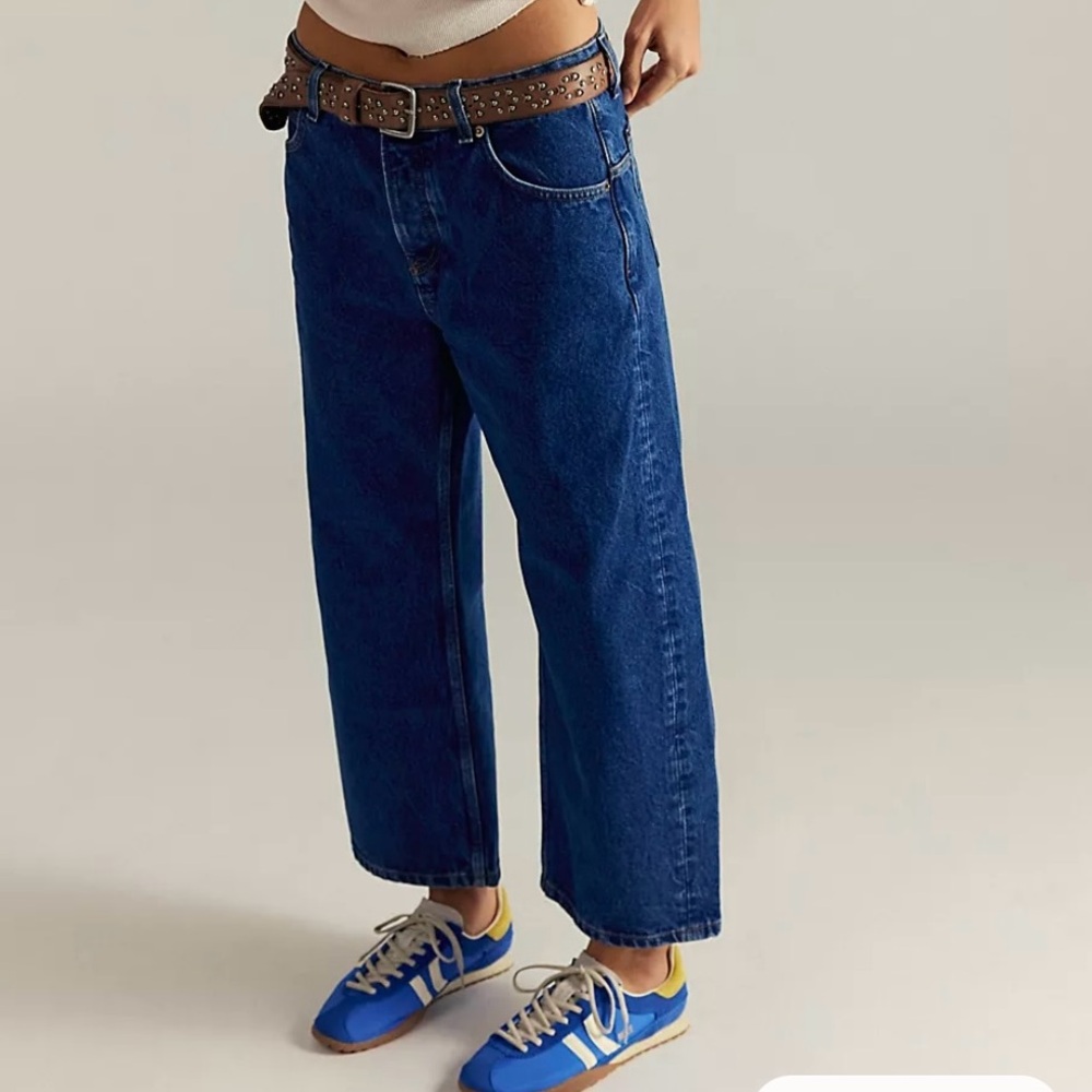 We The Free Deep Blue Boyfriend Jeans